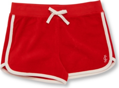 JUICY COUTURE Velour shorts 7-14 years (Red