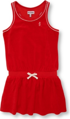 JUICY COUTURE Velour dress 7-14 years (Red