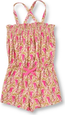 JUICY COUTURE Printed playsuit 7-14 years (Pink