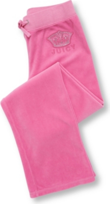 JUICY COUTURE Crest jogging bottoms 7-14 years (Pink