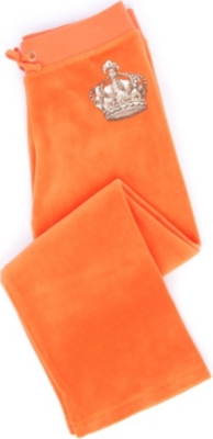 JUICY COUTURE Crown velour jogging bottoms 2-14 years