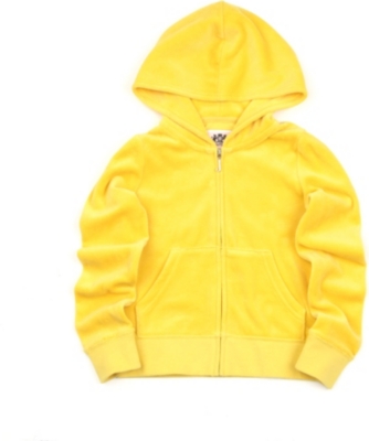 JUICY COUTURE Sparkle logo velour hoody 2-14 years