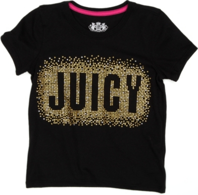 JUICY COUTURE Sparkle logo t-shirt 2-14 years