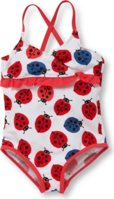 HATLEY Nordic Bugs swimsuit 2-7 years (White