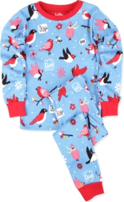 HATLEY Bird print pyjama set 2-7 years