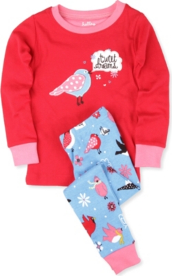 HATLEY Bird print pyjama set 2-7 years