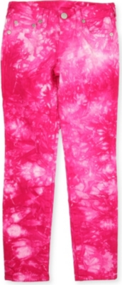 TRUE RELIGION Casey tie-dye slim-fit jeans 4-14 years