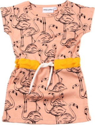 MINI RODINI Flamingo dress 4-11 years