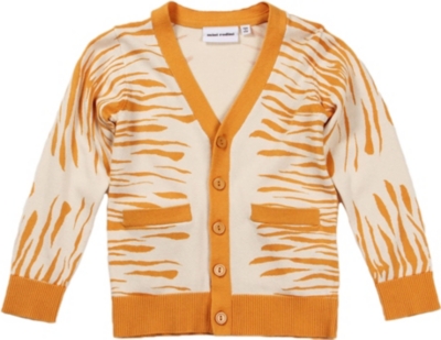MINI RODINI Zebra cardigan 3 months-11 years