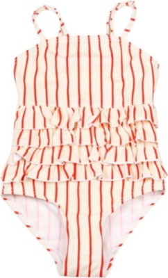 MINI RODINI Striped swimsuit 9 months-11 years
