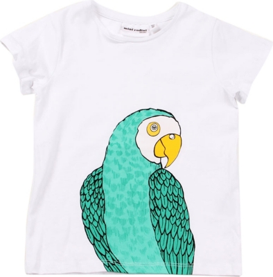 MINI RODINI Parrot t-shirt 9 months-11 years