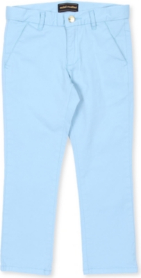 MINI RODINI Twill chino trousers 3 months-11 years