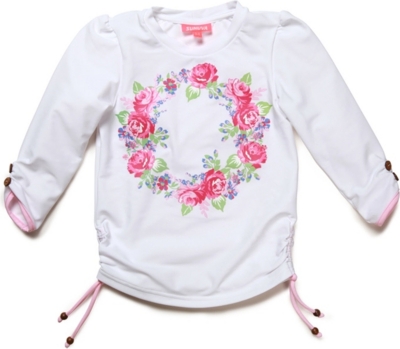 SUNUVA Floral rash vest 1-12 years