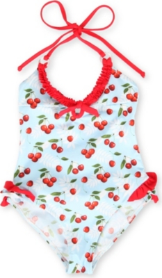 ST BARTHS Cherry swimsuit 4-10 years