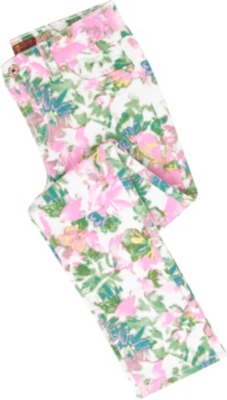 7FAM Floral skinny jeans 8-14 years