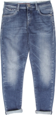 ARMANI JUNIOR Faded tapered jeans 10-16 years