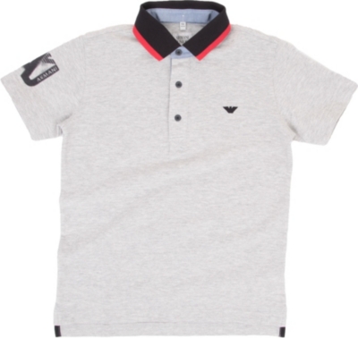 ARMANI JUNIOR Polo shirt with detachable collar 10-16 years