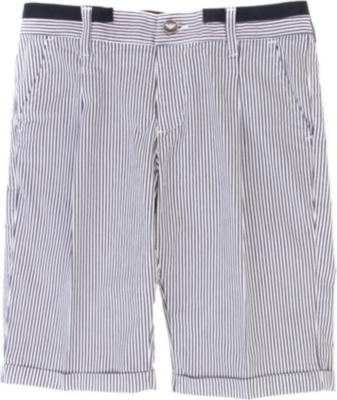 ARMANI JUNIOR Striped shorts 10-16 years
