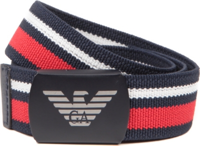 ARMANI JUNIOR Woven striped belt 2-8 years