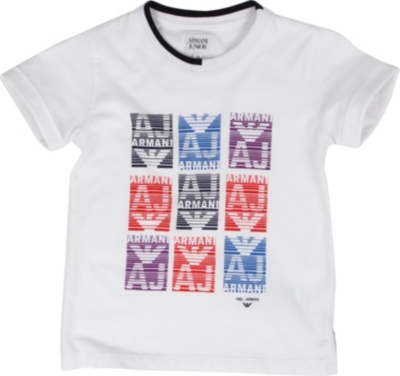 ARMANI JUNIOR Logo t-shirt 2-8 years