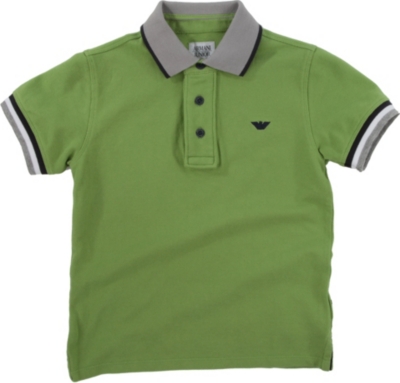 ARMANI JUNIOR Pique polo shirt 10-16 years