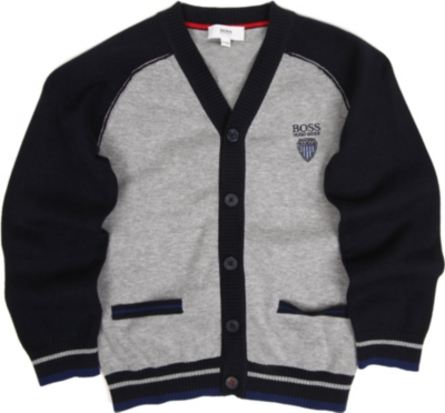 HUGO BOSS Varsity cardigan 4-16 years