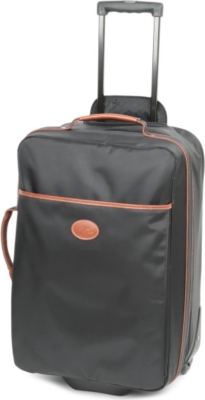 LONGCHAMP Le Pliage two-wheel cabin suitcase in black