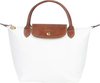 LONGCHAMP Le Pliage small handbag in white