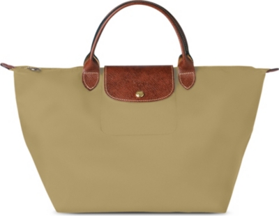 LONGCHAMP Le Pliage medium handbag in cumin