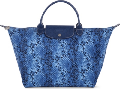 LONGCHAMP Le Pliage Python medium handbag