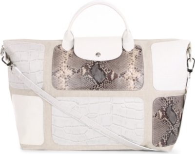 LONGCHAMP Le Pliage patch exotic travel bag