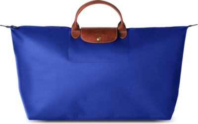 LONGCHAMP Le Pliage large travel bag in indigo