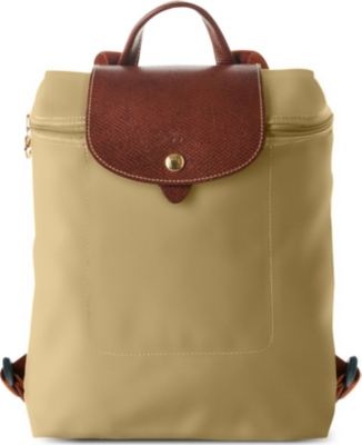LONGCHAMP Le Pliage backpack in cumin