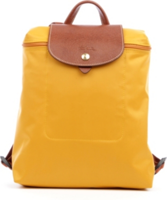 LONGCHAMP Le Pliage backpack in sunshine