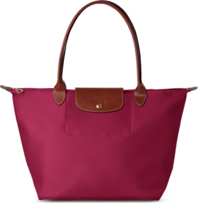 LONGCHAMP Le Pliage large shopper in fuchsia