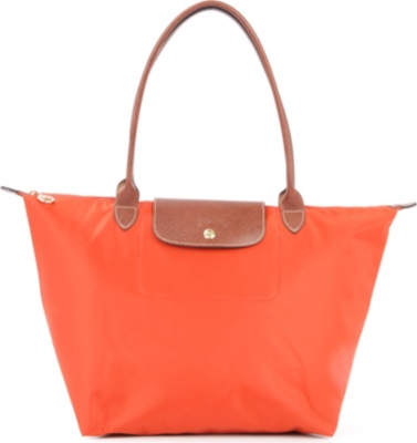 LONGCHAMP Le Pliage large shopper in paprika