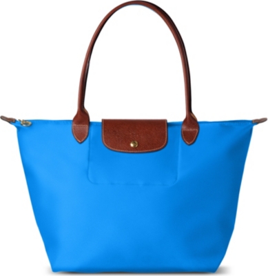 LONGCHAMP Le Pliage large shopper in ultra marine