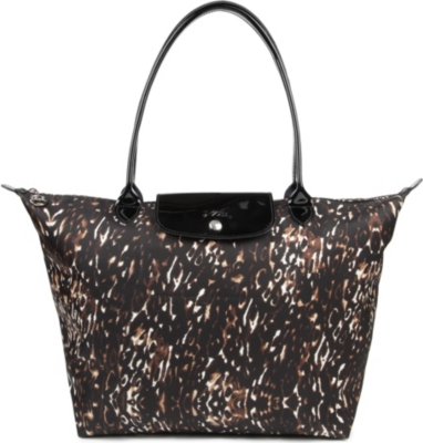 LONGCHAMP Le Pliage Fauve large shopper