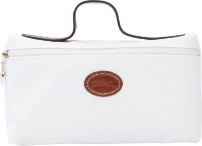 LONGCHAMP Le Pliage make-up bag in white