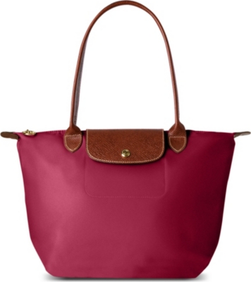 LONGCHAMP Le Pliage small shopper in fuchsia