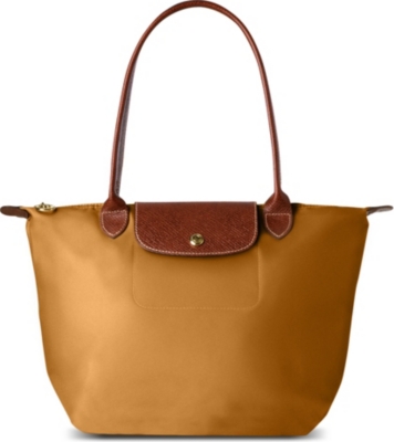 LONGCHAMP Le Pliage small shopper in camel