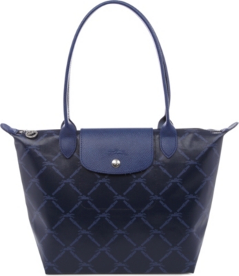 LONGCHAMP LM Metal small shopper in navy