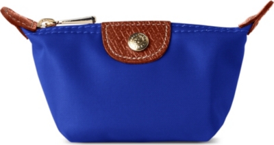 LONGCHAMP Le Pliage small coin purse in indigo