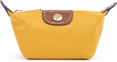 LONGCHAMP Le Pliage small coin purse in sunshine