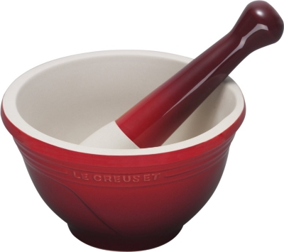 LE CREUSET Stoneware pestle and mortar