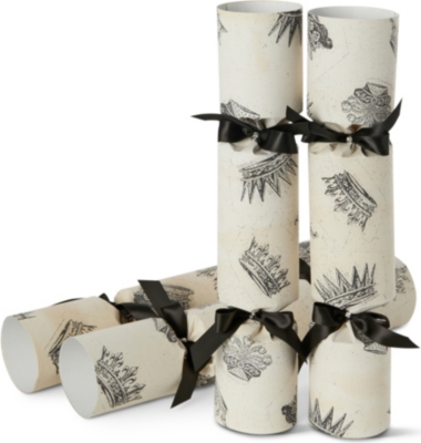 Luxury Christmas Crackers on Luxury Set Of Six Christmas Crackers   Christmas   Christmas Crackers