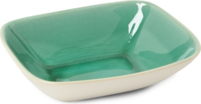 JARS Emeraude rectangular stoneware bowl
