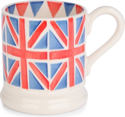  Union Jack half pint mug