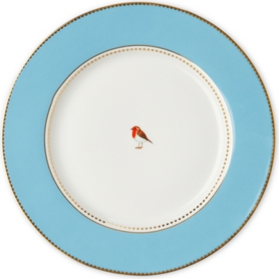 LOVE BIRDS Love birds dinner plate blue 26.5cm
