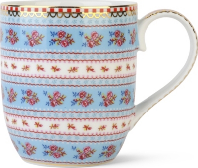 PIP STUDIO Small blue ribbon rose mug